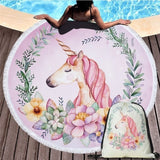 Beach Towel Swimming Bath Unicorn