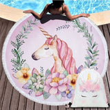 Beach Towel Swimming Bath Unicorn