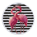 Beach Towel Swimming Bath Flamingo