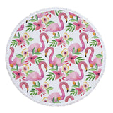 Beach Towel Swimming Bath Flamingo