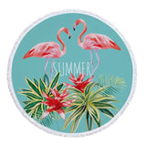 Beach Towel Swimming Bath Flamingo