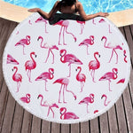 Beach Towel Swimming Bath Summer Flamingo