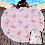 Beach Towel Swimming Bath Summer Flamingo