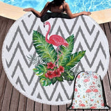 Beach Towel Swimming Bath Summer Flamingo