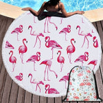 Beach Towel Swimming Bath Summer Flamingo