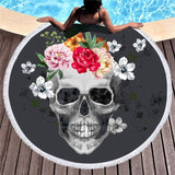 Beach Towel Swimming Bath Skull