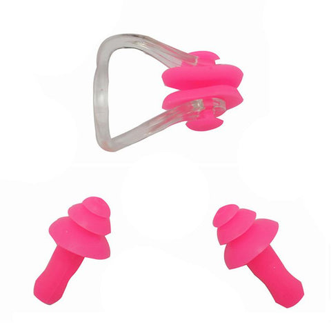Silicone Nose Ear Plugs Pink